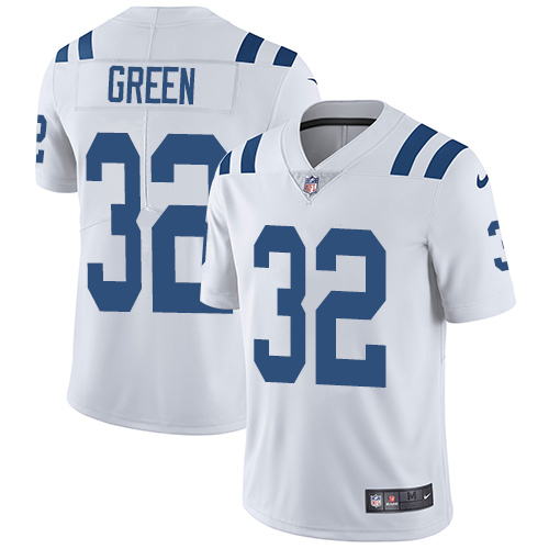 Indianapolis Colts #32 Limited T.J. Green White Nike NFL Road Men Vapor Untouchable jerseys